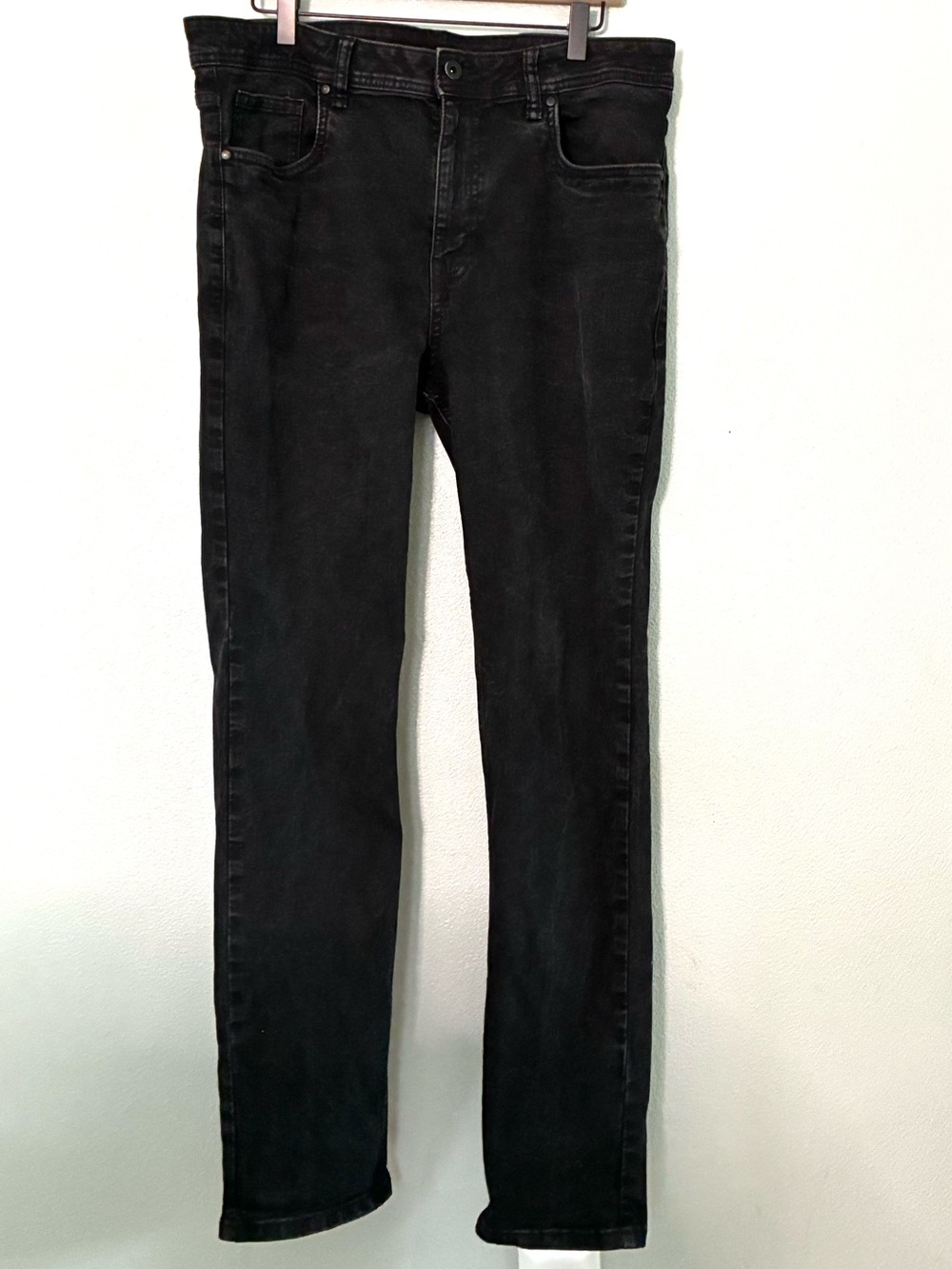 The Perfect Jean NYC Slim Thick Jeans Men’s 36x32 Black Stretch Denim